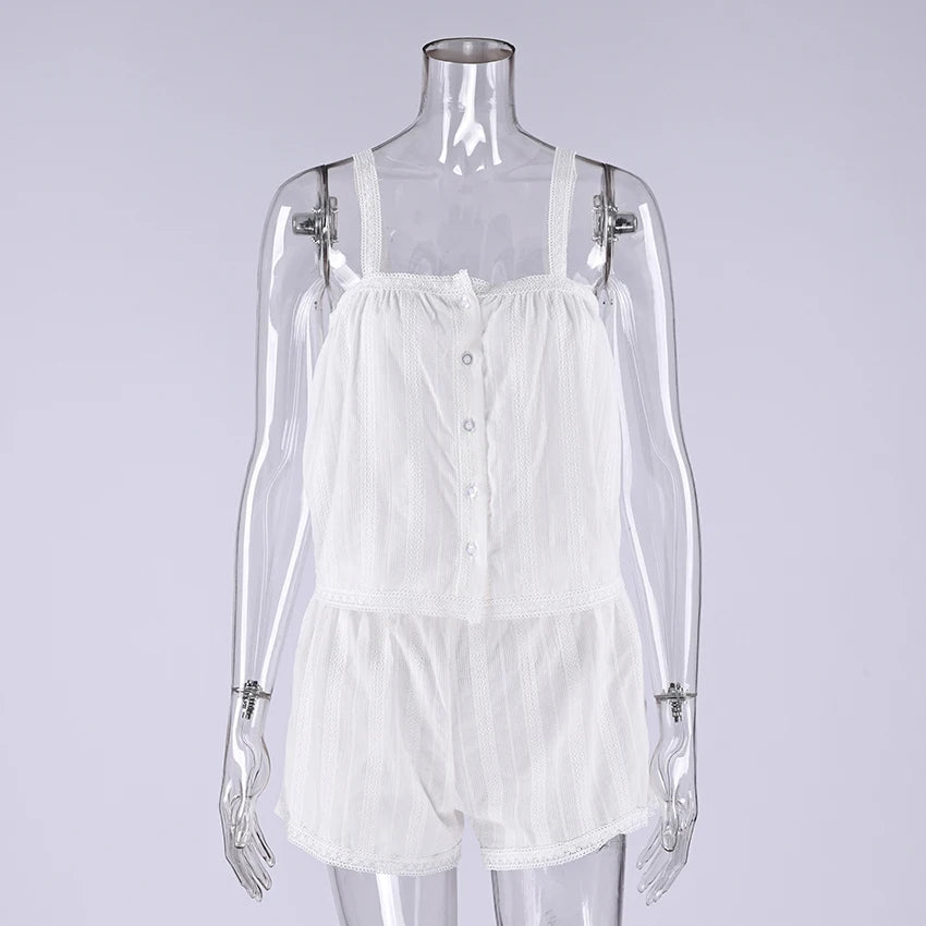 HiLoc Elegant Jacquard Cotton Pajama Set