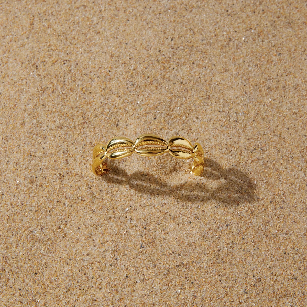 Gold Geometric Bangle Bracelet