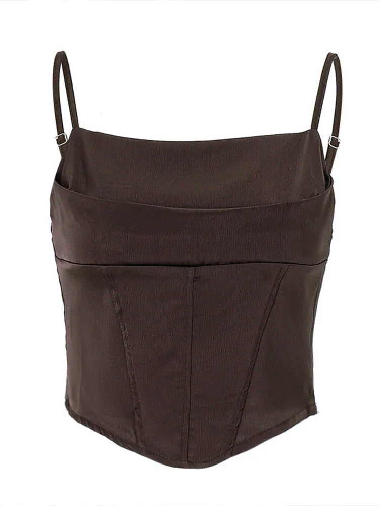 Stylish Backless Tank Top