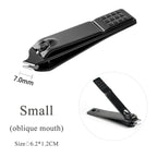 Black Nail Clippers Stainless Steel