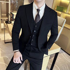 Three-Piece Work Wedding Tuxedo Suit