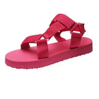 Women Canvas Cover Heel Sandals
