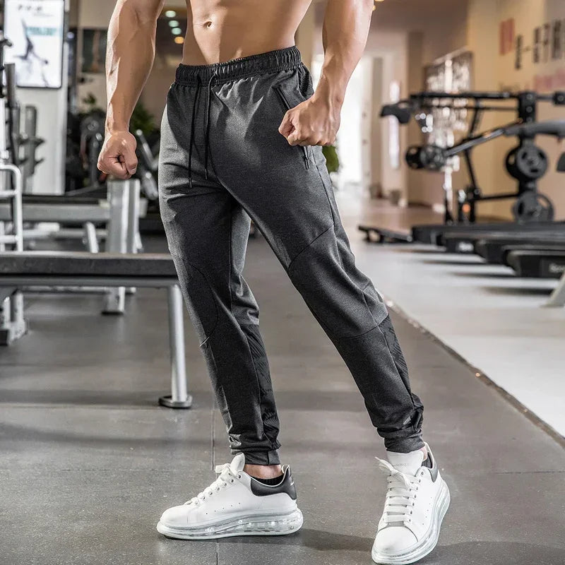 Elastic Microfiber Running Pants