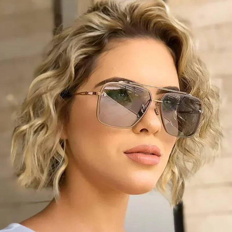 Unisex Designer Pilot Sunglasses