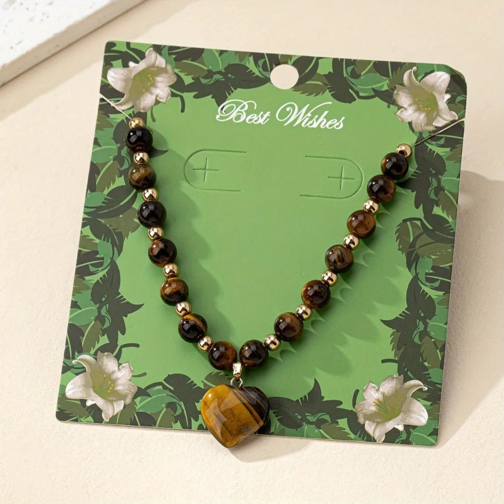 Tiger Eye Stone Necklace
