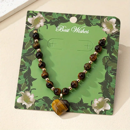 Tiger Eye Stone Necklace