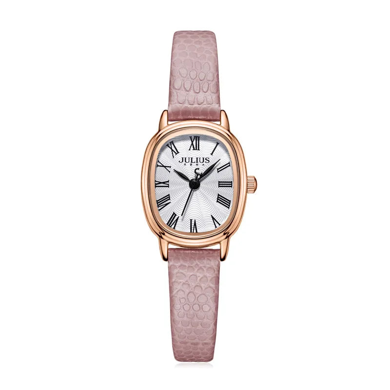 Tonneau Leather Watch