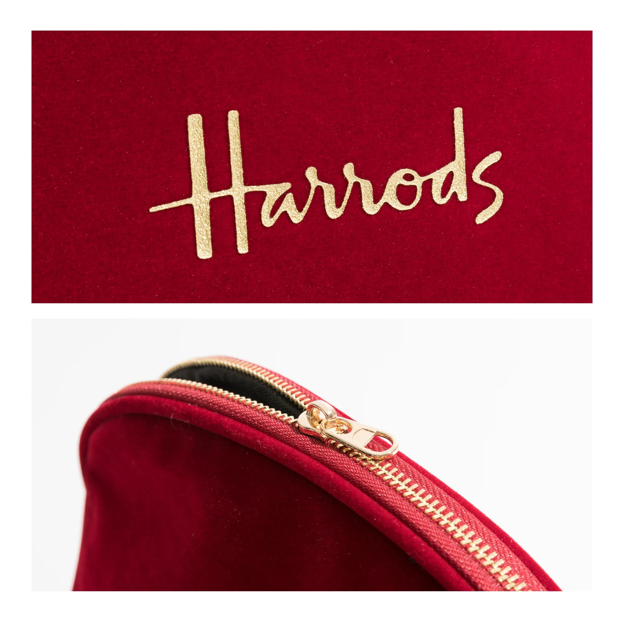Velvet Letter Clutch