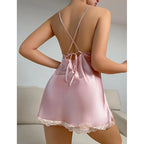 Silk-Blend Lace Nightdress
