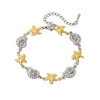 Gold Geometric Bangle Bracelet