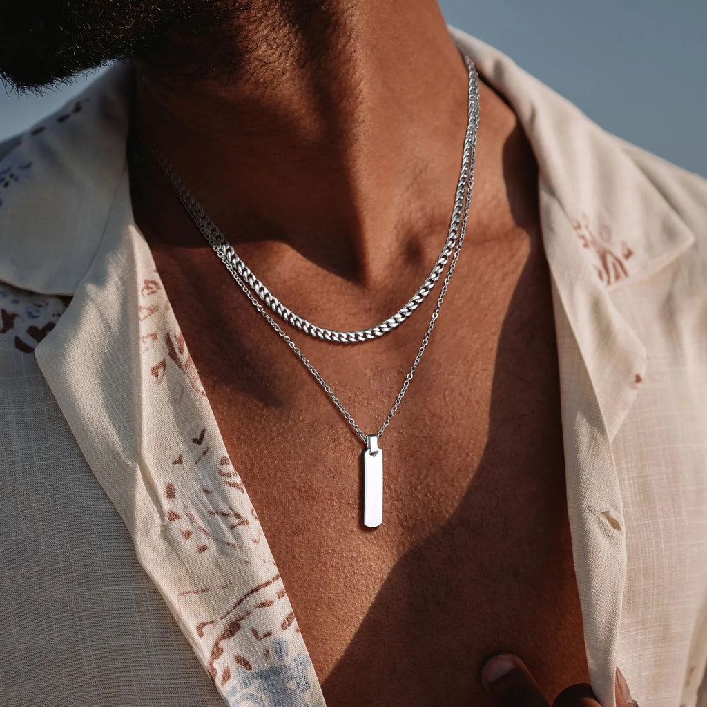 Mprainbow Vertical Layer Necklace