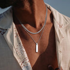 Mprainbow Vertical Layer Necklace