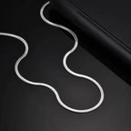 Vnox Flat Snake Necklace