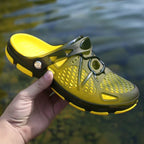 Cushioned Color-Block Sport Sandals