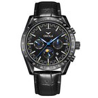 ONOLA Hollow Leather Automatic Watch