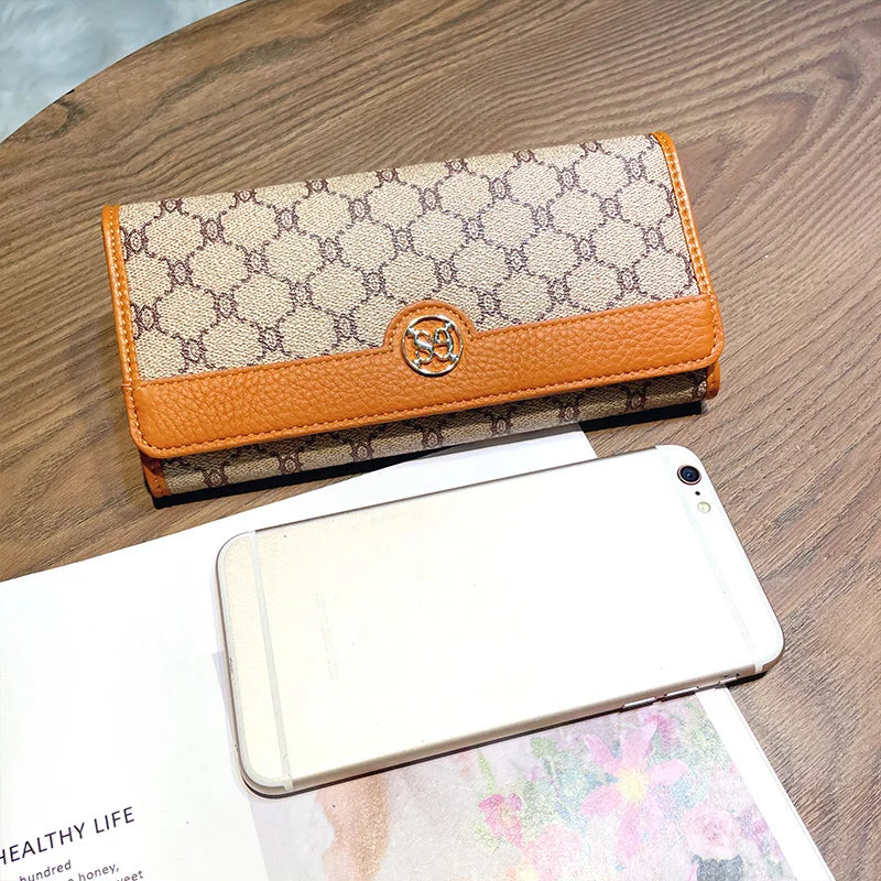 Luxury Leather Long Wallet