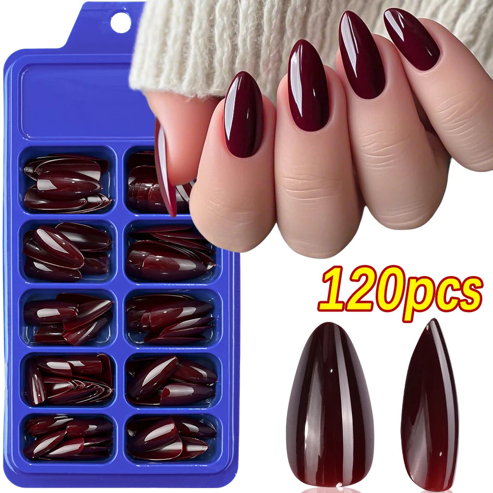 Milk White Press Nails Medium