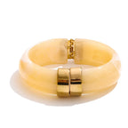 Acrylic Gold Bangle Set