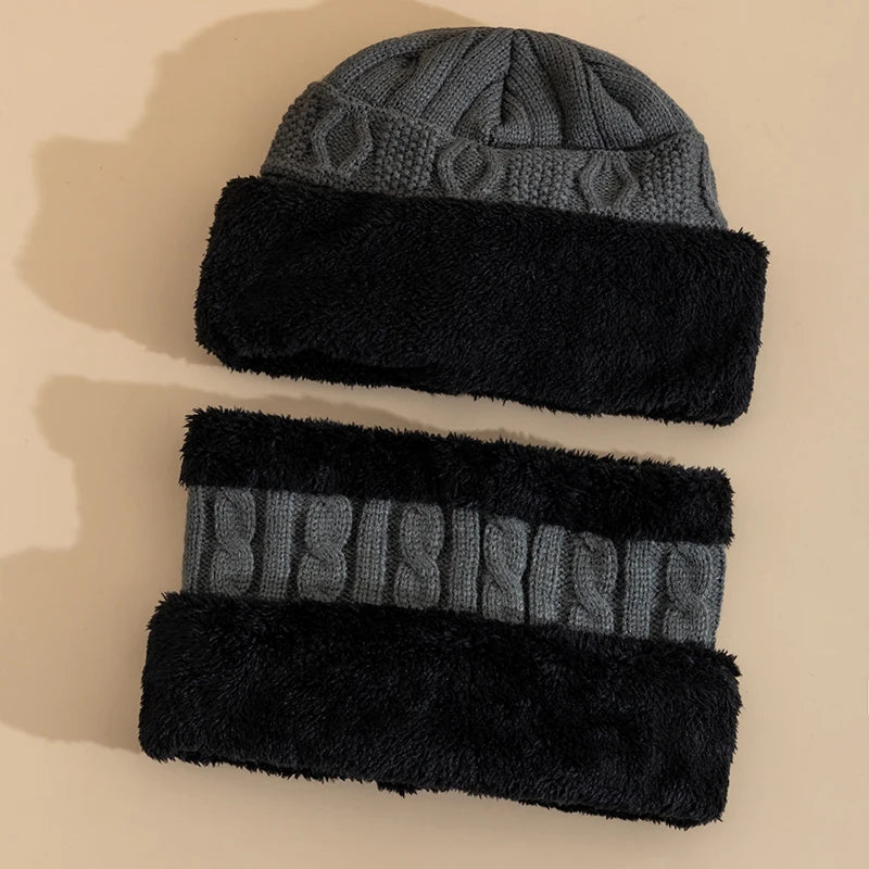 Unisex Plush Lined Winter Beanie