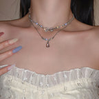 Insect Pendant Snake Necklace