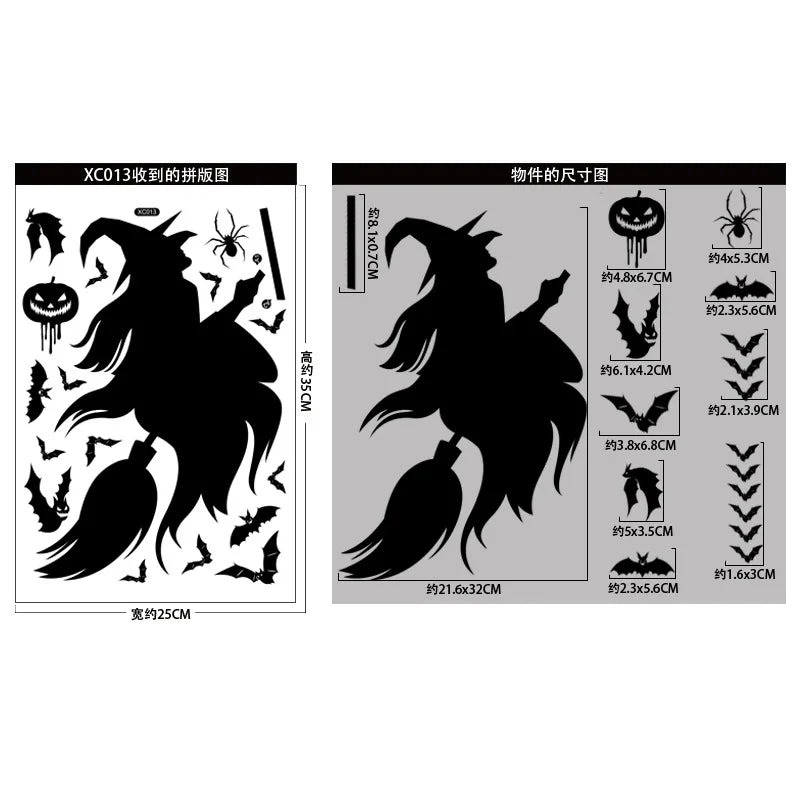 Halloween Skeleton Hand Stickers