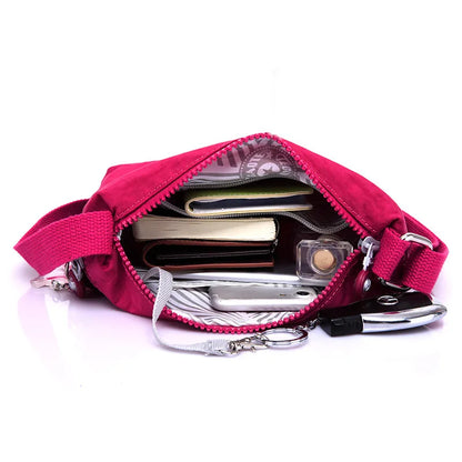Nylon Shoulder Crossbody Bag