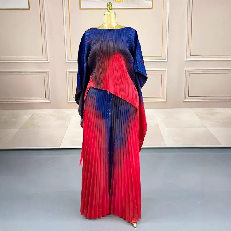 Two-piece Pleated Outfit Set