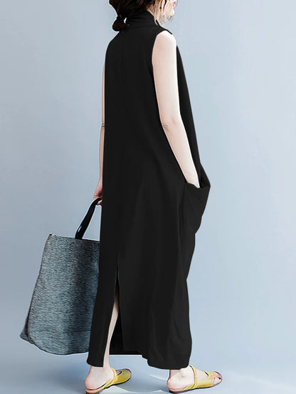 Oversize Asymmetrical Maxi Dress