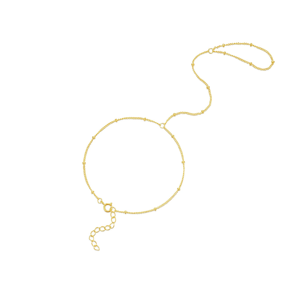 Zircon Silver Charm Bracelet