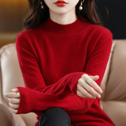 Basic Half-High Collar Sweater