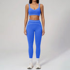 Knit Construction Sleeveless True-To-Size Fit Two-Piece Yoga Set
