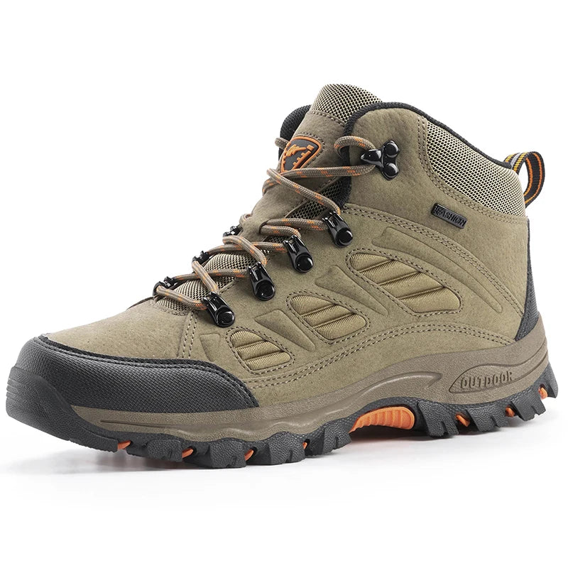 High-Top Waterproof Hiking Shoes