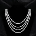 Iced out tennis chain