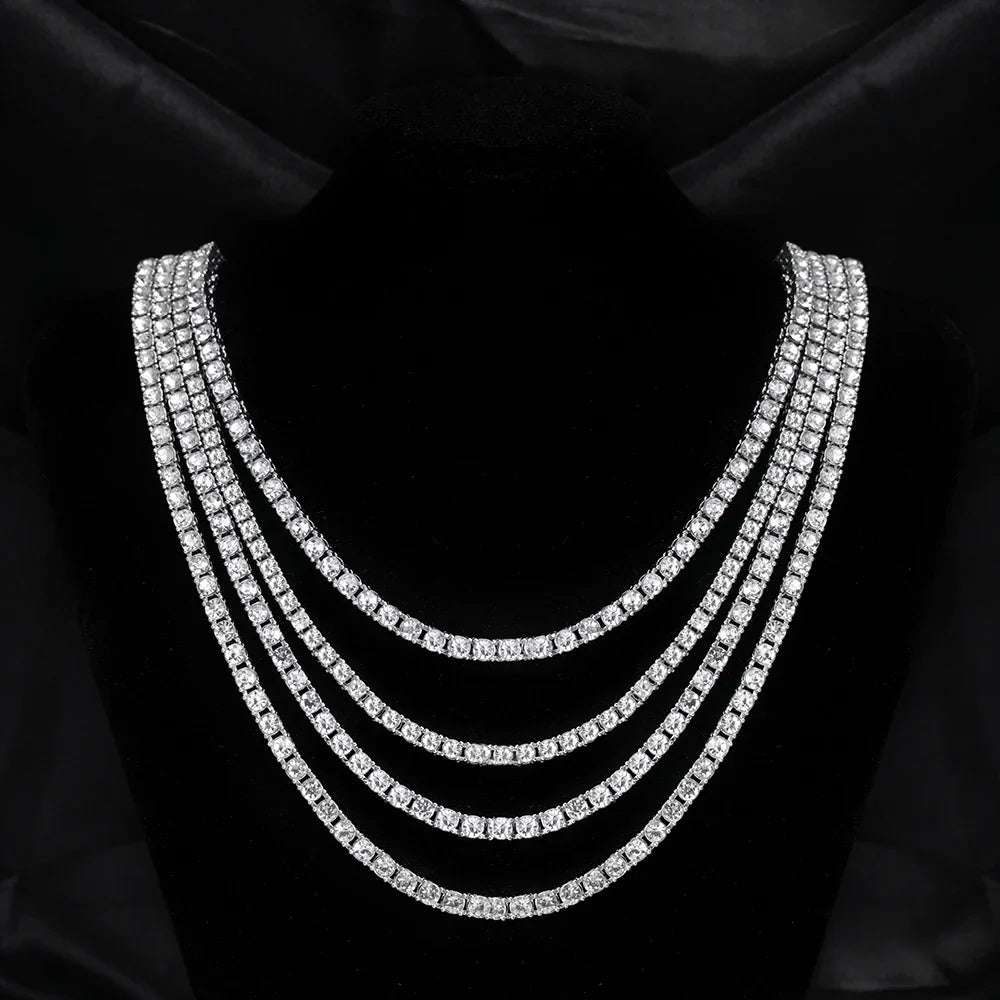 Iced out tennis chain