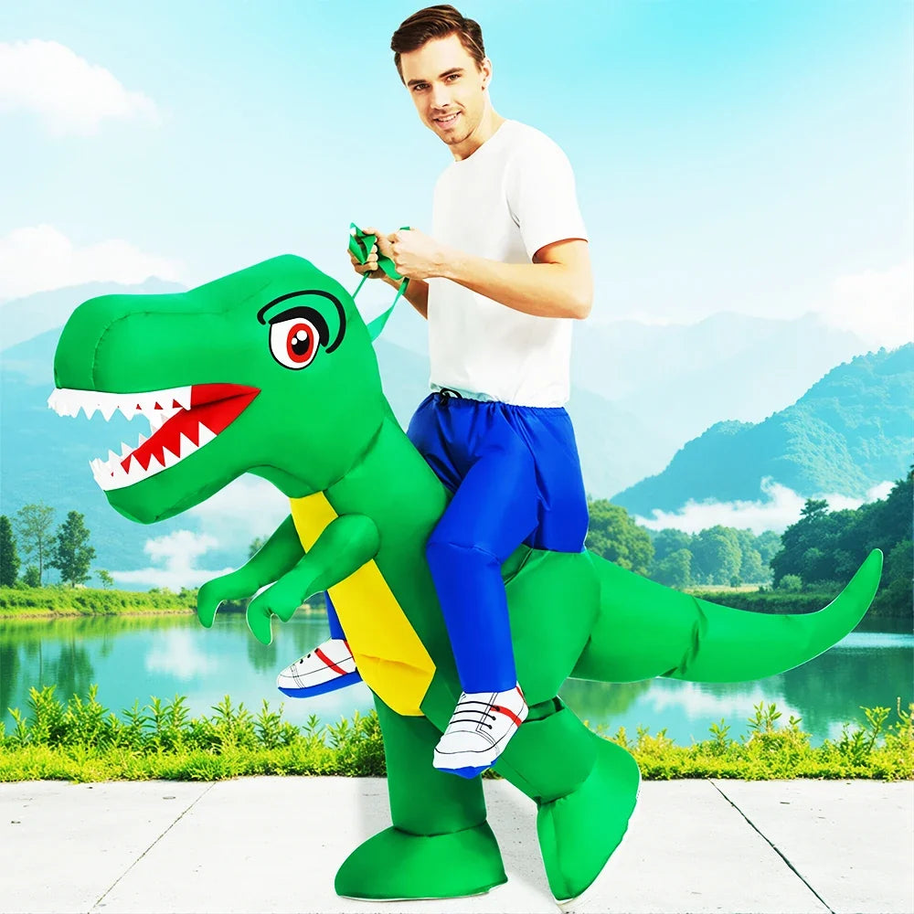 Inflatable Dinosaur Mascot Costume