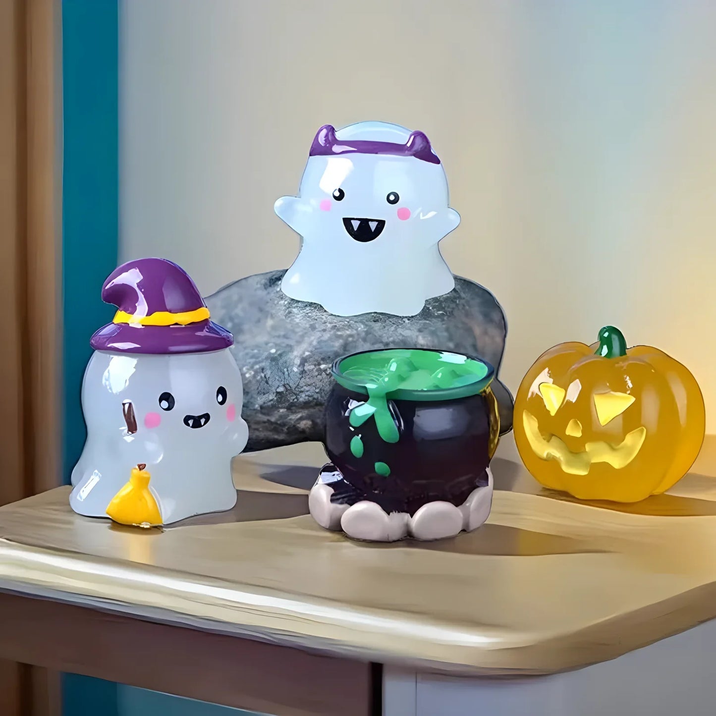 Halloween Glow Ornament Set