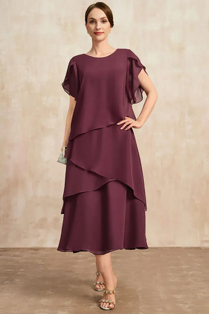 Plus Size Chiffon Dress