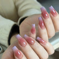 set Medium long fake nails