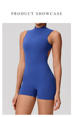 High Waist Scrunch Sports Jumpsuit