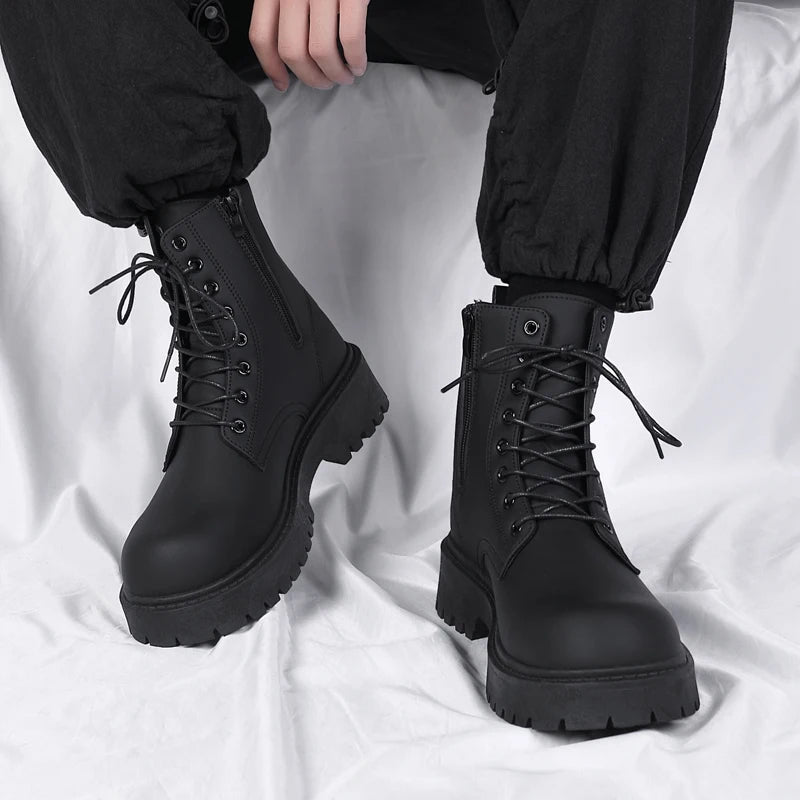 PU Leather Chelsea Boots