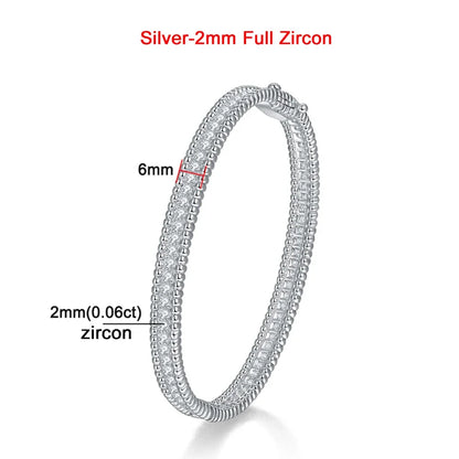 2mm Full Moissanite Bracelets