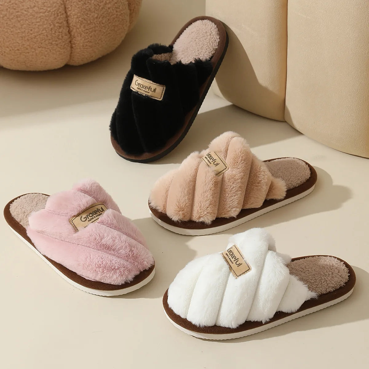 Cotton EVA Home Slippers