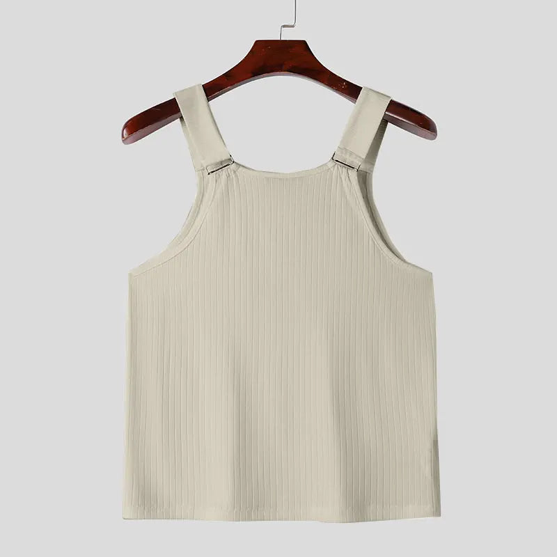 INCERUN Knitted Sleeveless Tank Top