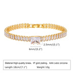Gold Copper Chain Bracelet