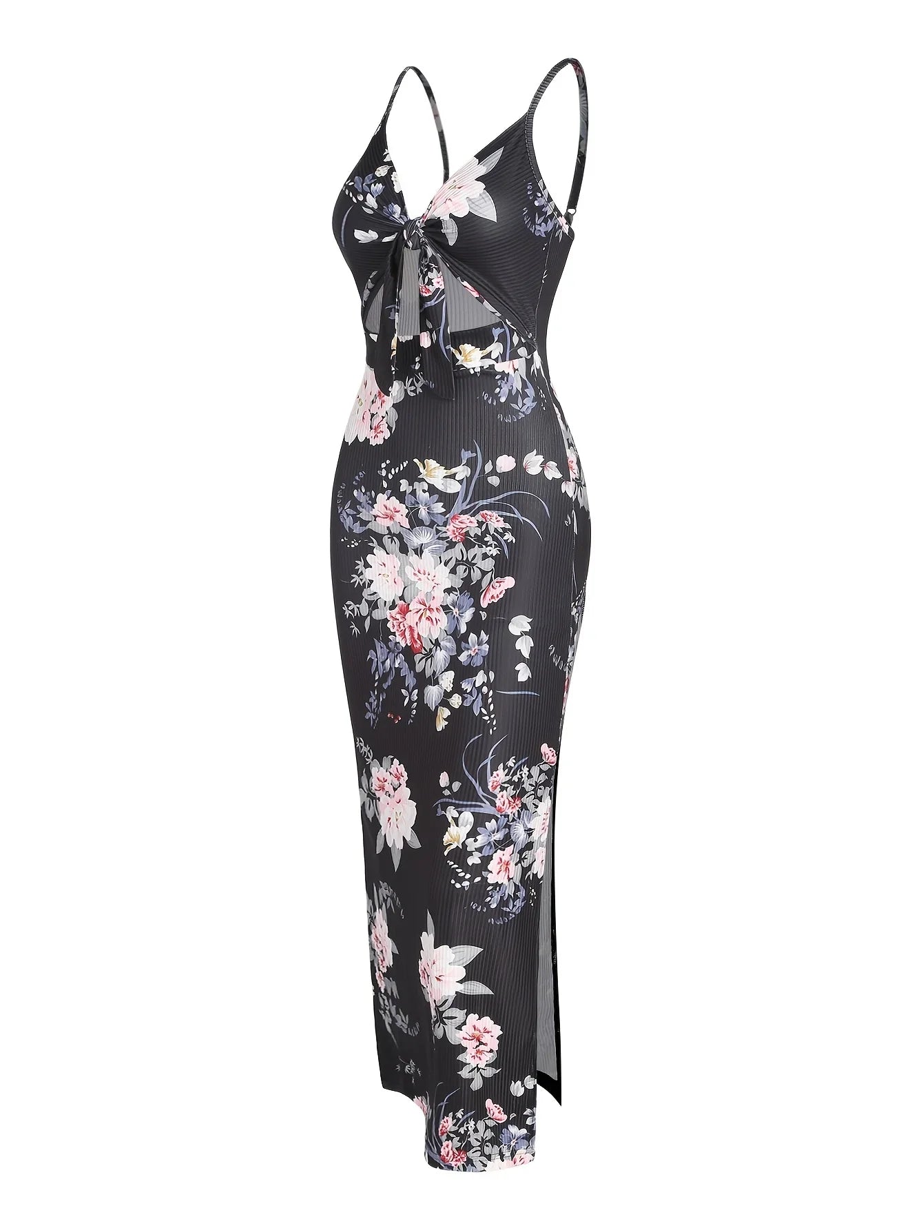 Summer Print Suspender Dress