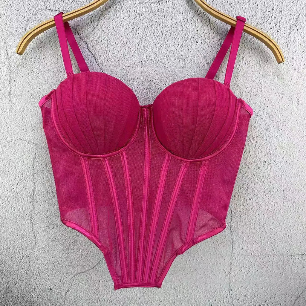 Solid Overbust Corset