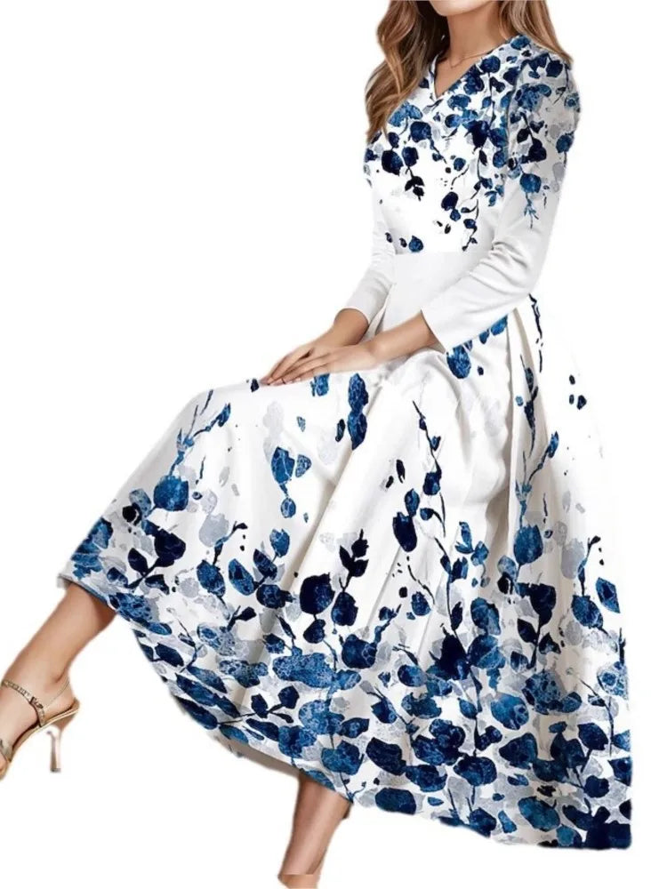 Casual Spring Floral Dress