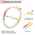 Rainbow Gemstone Choker Necklace