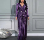 Elegant Autumn Evening Dress