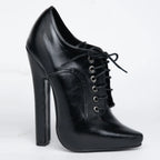 Women Lace-Up Party Pumps